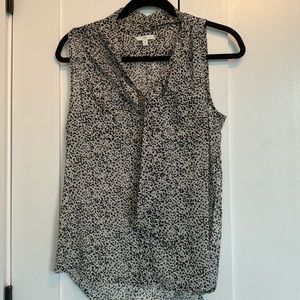 GAP sheer leopard blouse